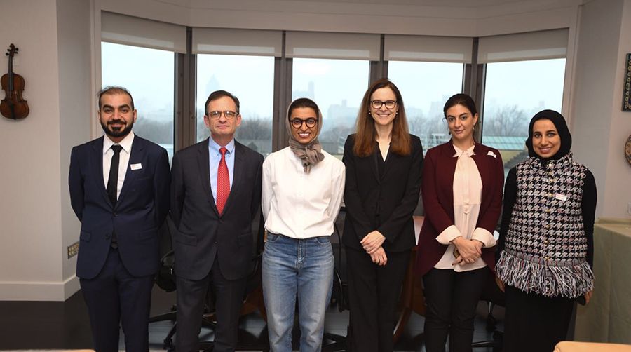 Noura Al Kaabi conducts best practice visits in the fields of museums and art in New York city
