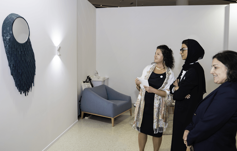 Noura Al Kaabi Visits Dubai Design Week