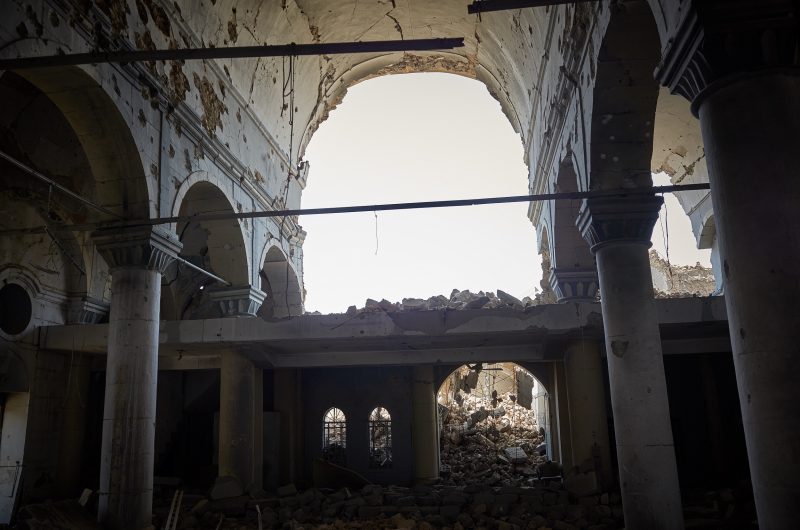Supported by the UAE:  Work begins on rebuilding Al-Tahera Syriac Catholic Church in the old city of Mosul.