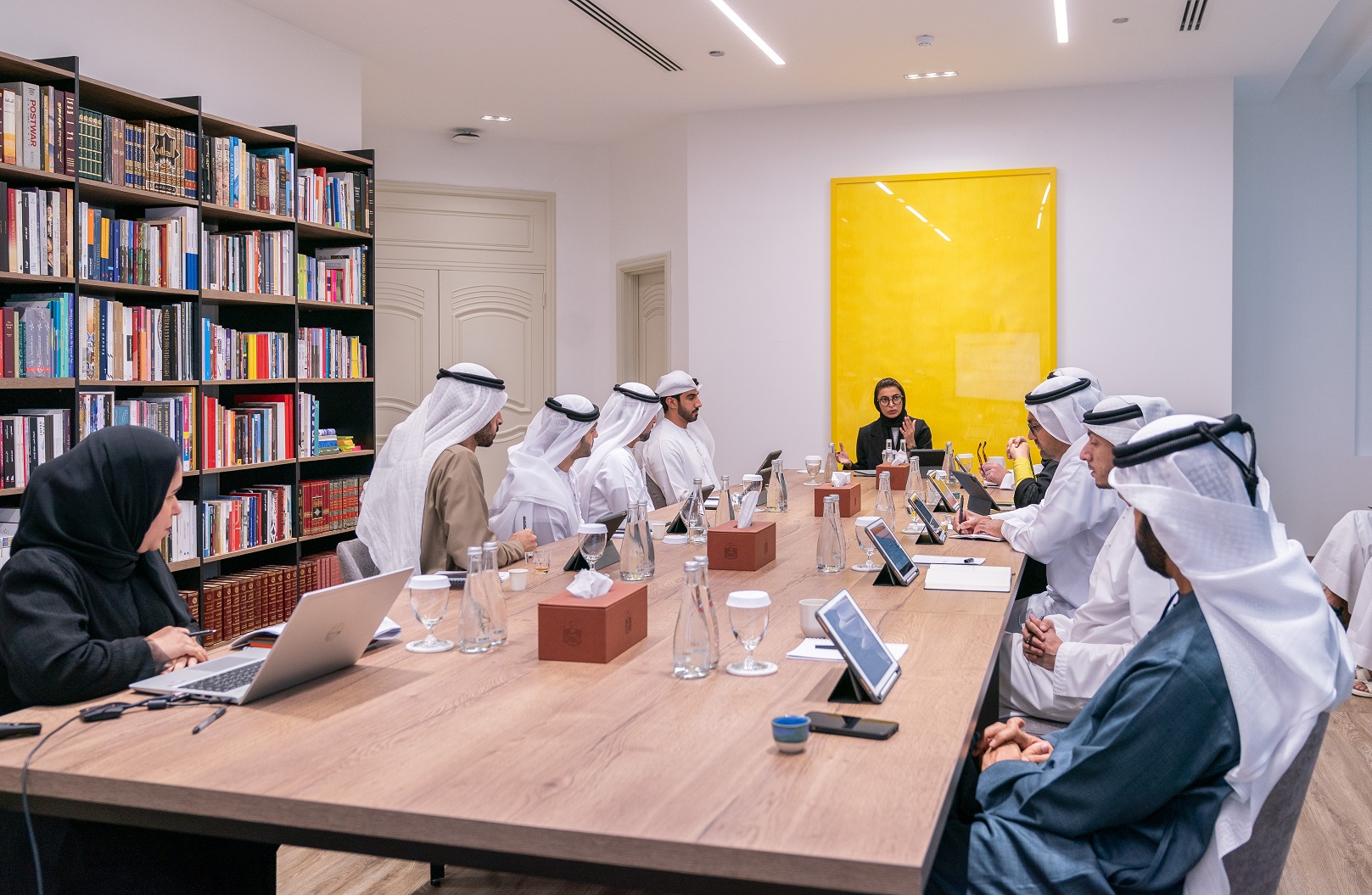 Noura Al Kaabi chairs the first meeting of General Committee of National Commission for Education e and Science