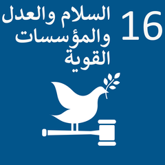 السلام والعدل والمؤسسات القوية